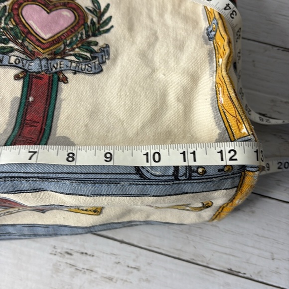 Brighton "In Love We Trust" Canvas Tote Bag - Picture 9 of 12